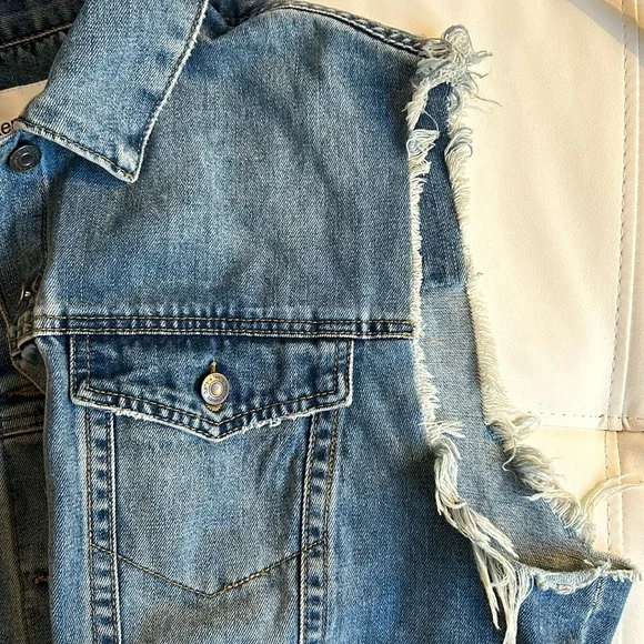 Kensie Jeans Vintageluxe Denim Vest - Picture 5 of 8